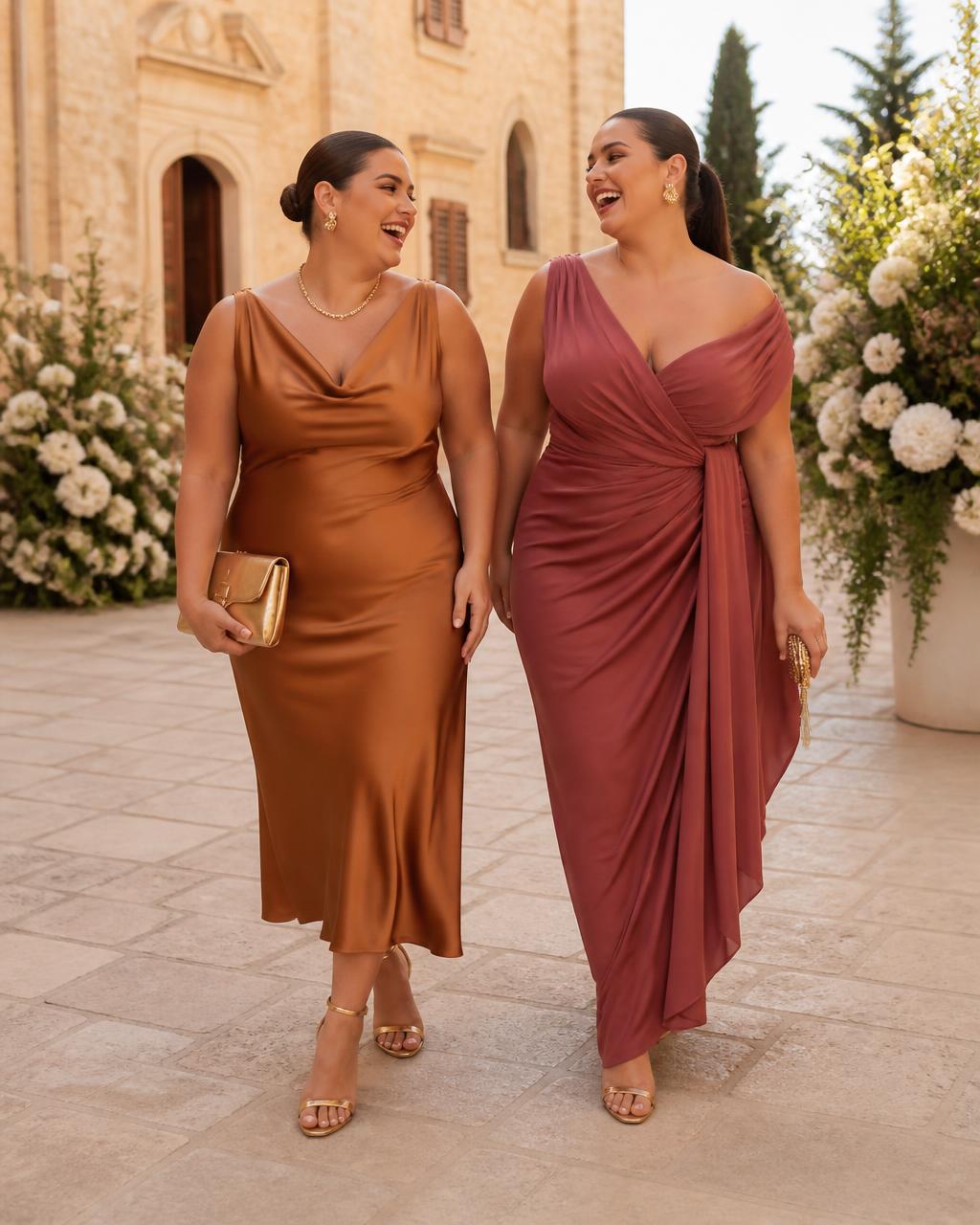 Robe Ivoire — Ivory midi that reads bridal or lunch